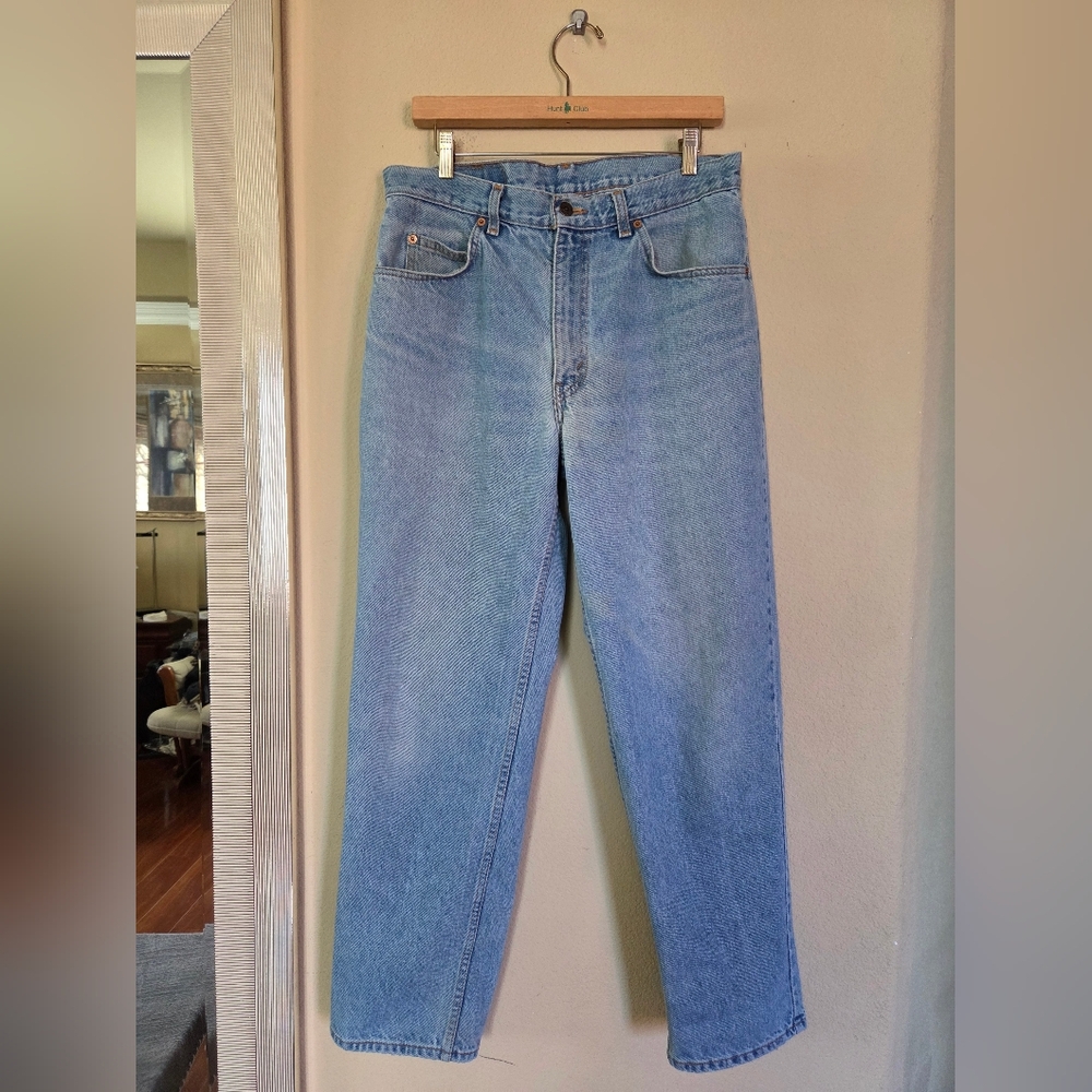 Vtg Vintage Orange Tab Levis 100% Cotton Made In Canada 506